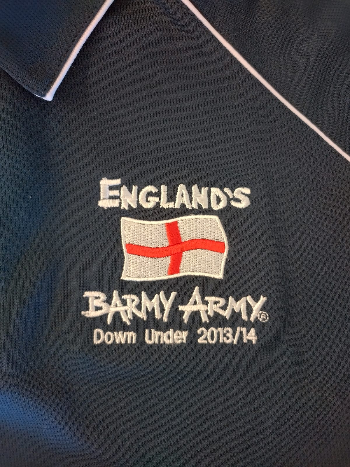 Barmy Army Premium Polo 2013/14 Ashes Tour