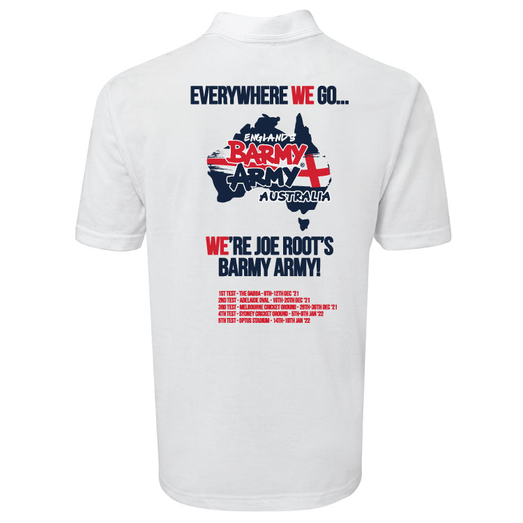 Barmy Army Ashes 21-22 Tour Polo Shirt1
