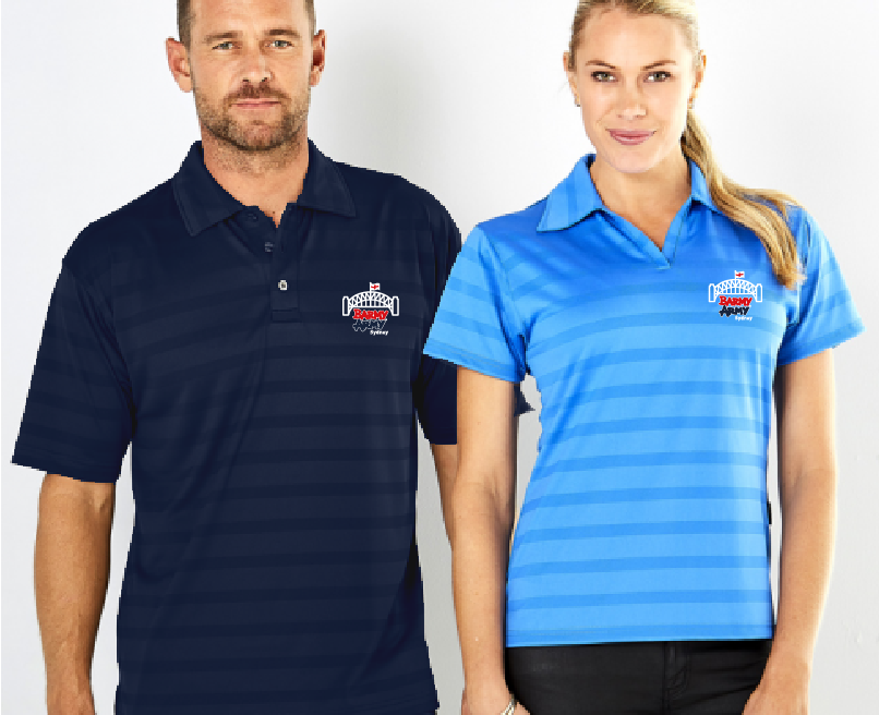 Sydney Barmy Army Premium Polo in Ocean Blue
