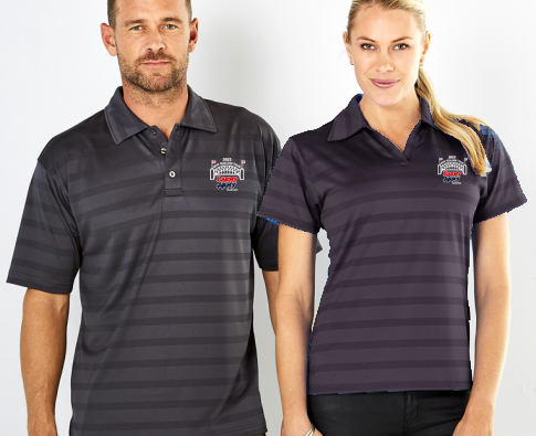 Sydney Barmy Army Premium Polo in Charcoal