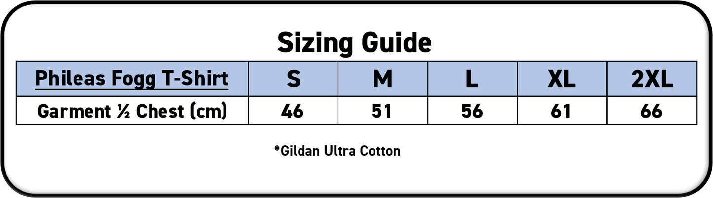 Barmy Army Phileas Fogg T-shirt from 2013/14 Ashes tour