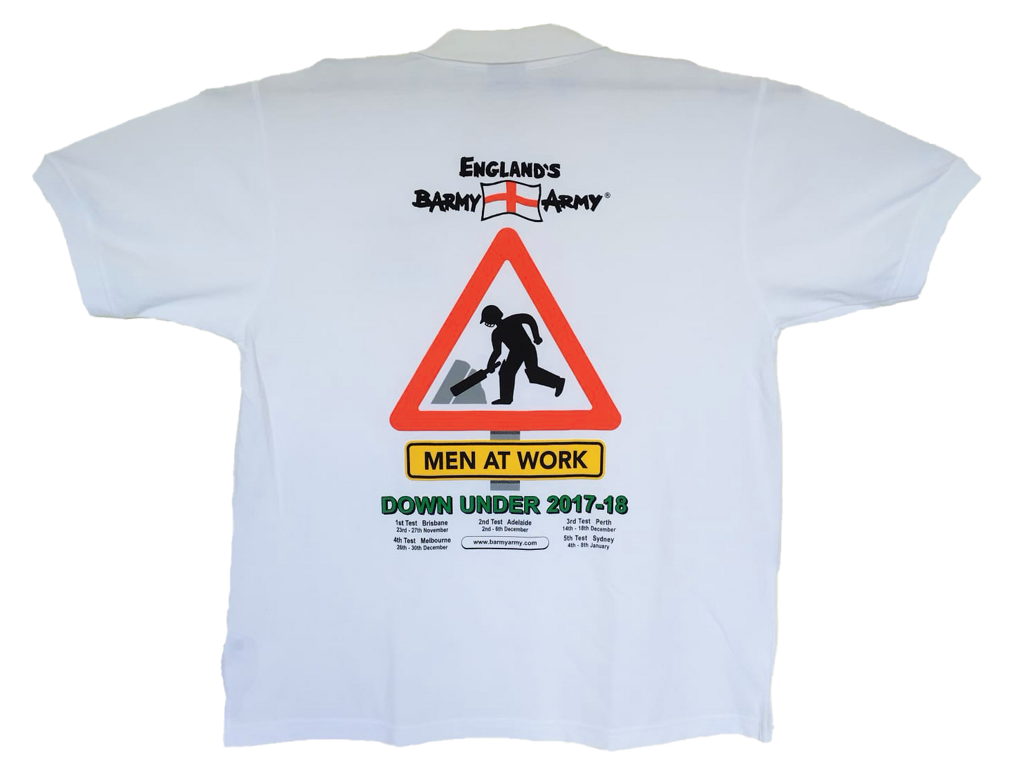 Barmy Army Classic Men At Work Tour Polo from 2017/18