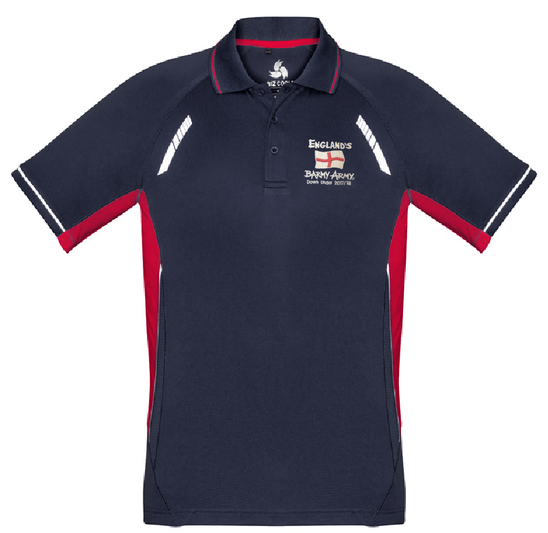 Barmy Army Premium Polo 2017/18 Ashes Tour