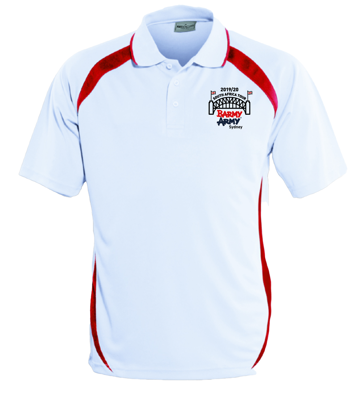 Sydney Barmy Army South Africa 2019/20 Tour White Polo