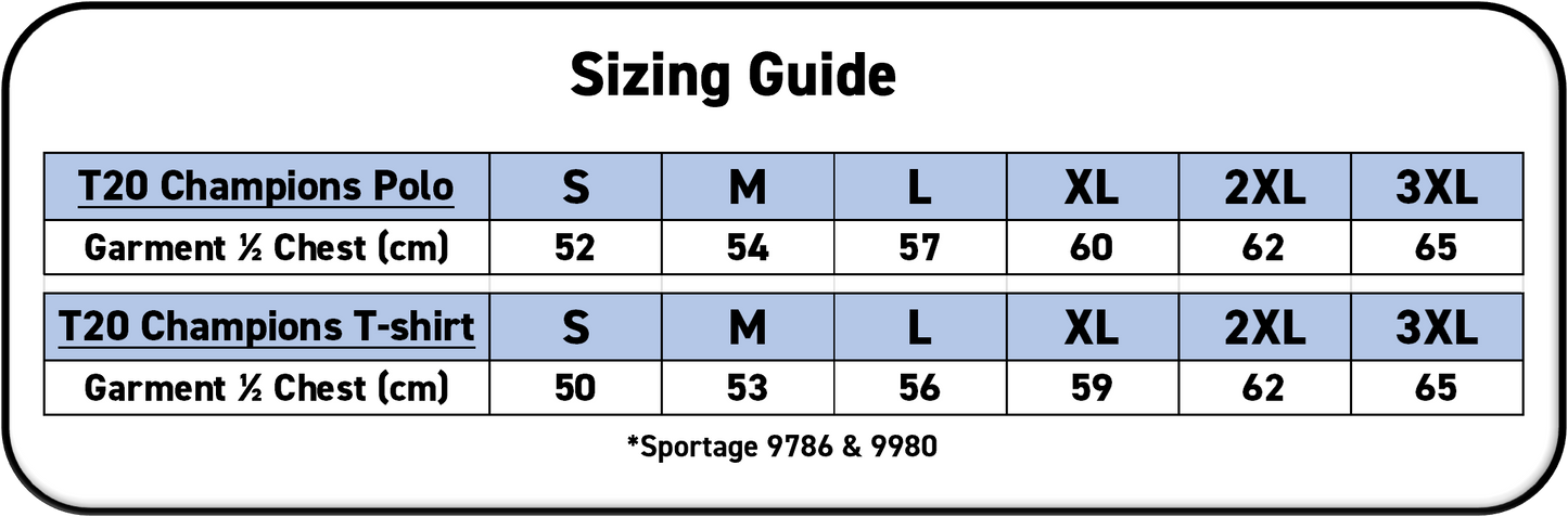 T20 World Champions polo shirt