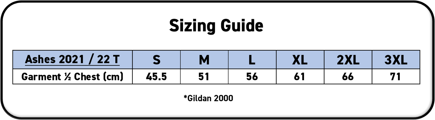 Barmy Army Ashes 21-22 Tour T-shirt