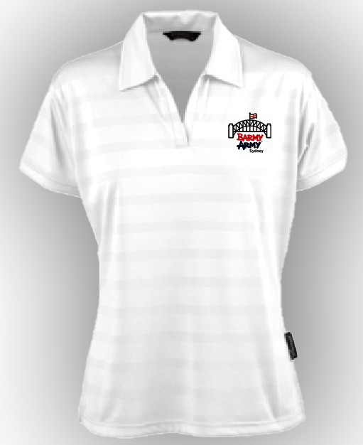 Sydney Barmy Army Premium Polo Shirt in White