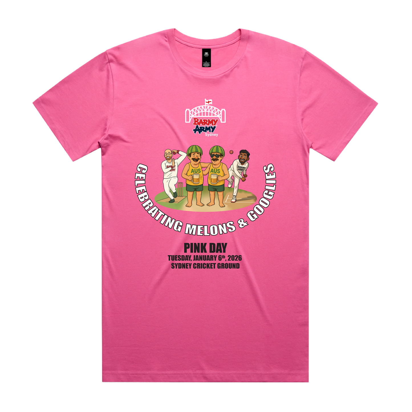 Barmy Army Pink Day T-Shirt