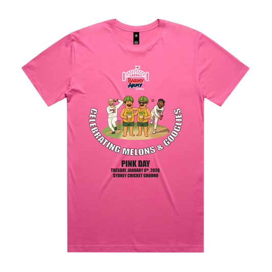 Barmy Army Pink Day T-Shirt