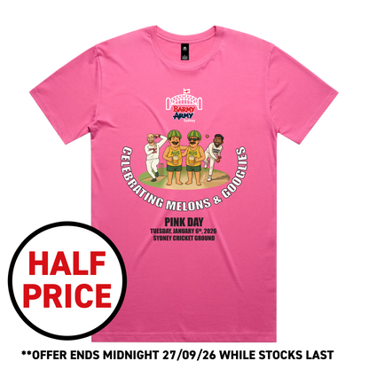 Barmy Army Pink Day T-Shirt