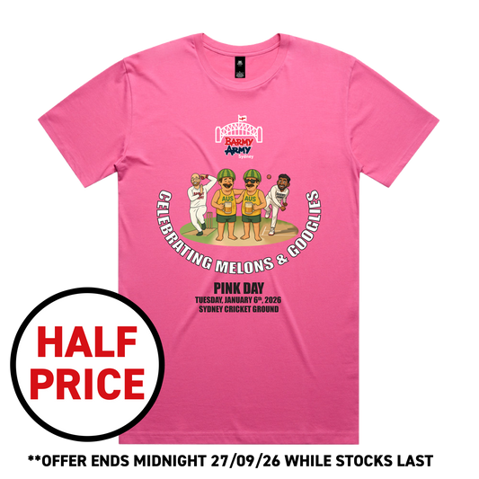 Barmy Army Pink Day T-Shirt