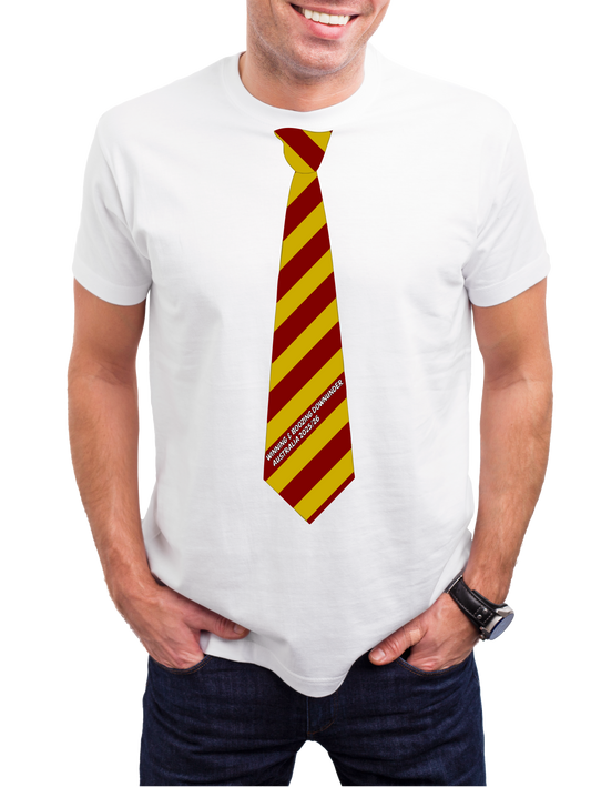 'Be Like Adge' - white t-shirt with Ashes fixtures