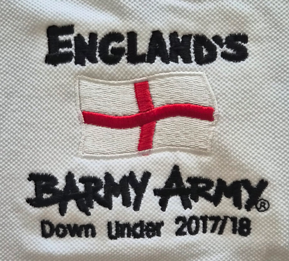 Barmy Army Classic White Polo