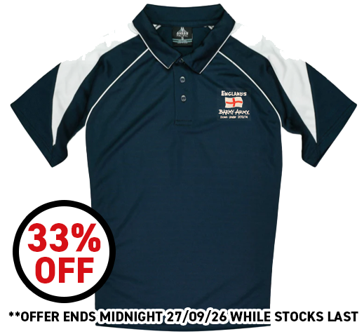 Barmy Army Premium Polo 2013/14 Ashes Tour