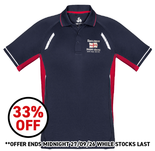 Barmy Army Premium Polo 2017/18 Ashes Tour