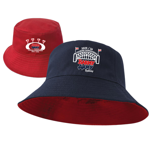 BARMY ARMY REVERSIBLE TOUR BUCKET HAT