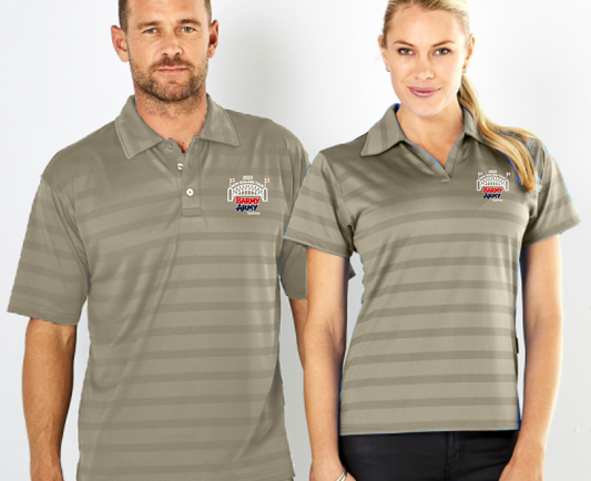 Sydney Barmy Army Premium Polo Shirt in Pewter