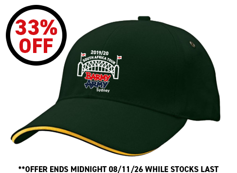 Sydney Barmy Army 2019/20 South Africa Tour Baseball Cap