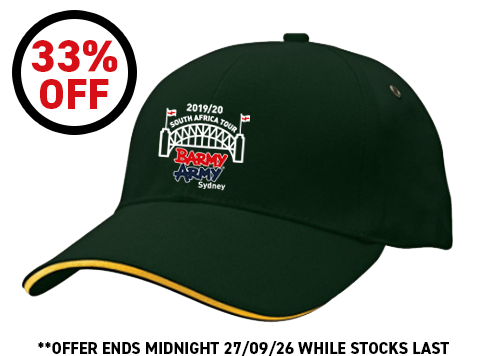 Sydney Barmy Army 2019/20 South Africa Tour Baseball Cap