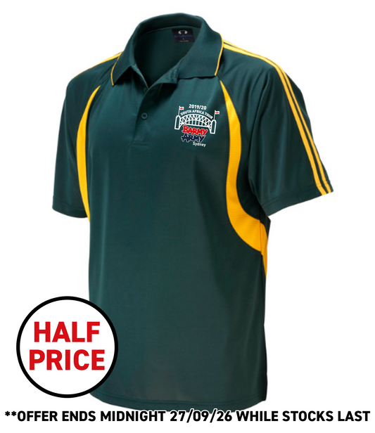Sydney Barmy Army South Africa 2019/20 Green Tour Polo Shirt