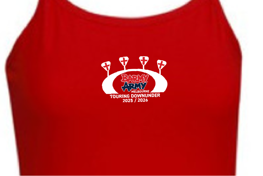 Melbourne BARMY ARMY Ladies Vest Top