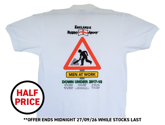 Barmy Army Classic Men At Work Tour Polo from 2017/18