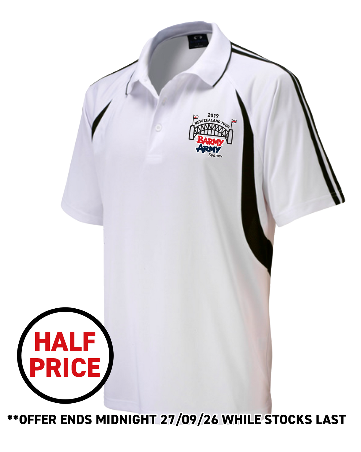 Sydney Barmy Army 2019 NZ Tour Polo Shirt