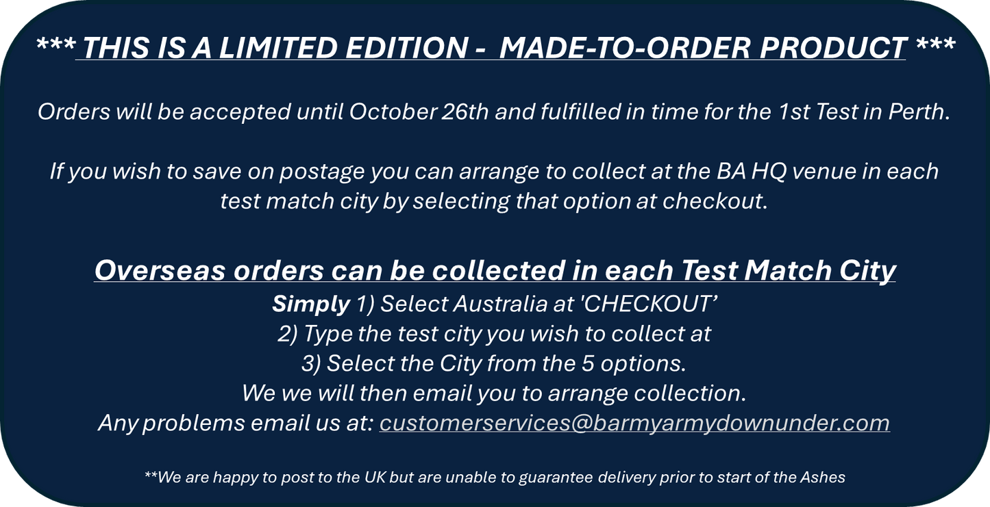 Sydney Barmy Army Premium Polo in Charcoal