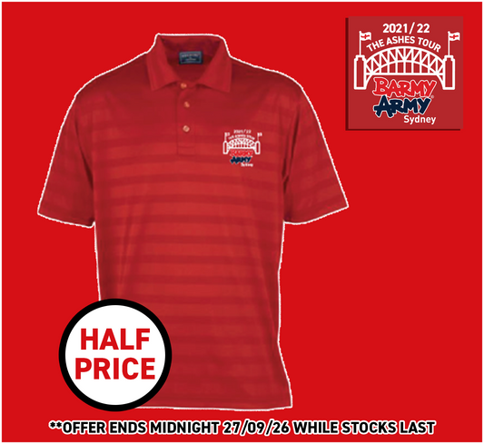 Sydney Barmy Army Ashes Tour Polo