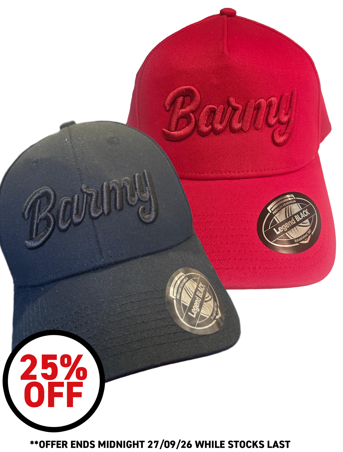 BARMY STEALTH BASEBALL CAP