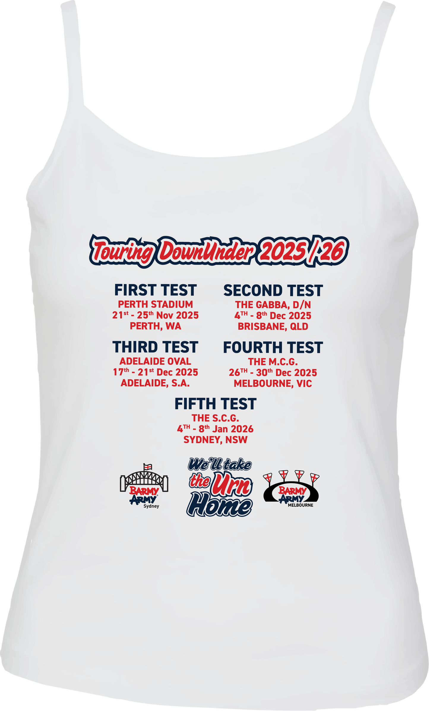 WE'LL TAKE THE URN HOME - Ladies Vest Top