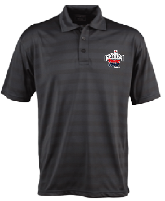 Sydney Barmy Army Premium Polo in Charcoal