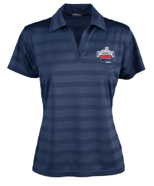Sydney Barmy Army Premium Polo Shirt in Navy Blue Ladies