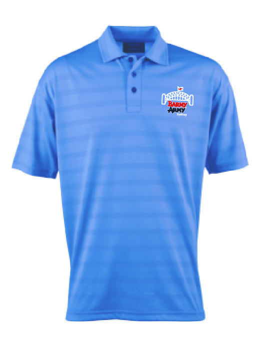 Sydney Barmy Army Premium Polo in Ocean Blue