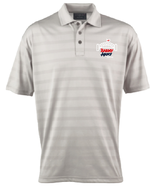 Sydney Barmy Army Premium Polo Shirt in Pewter